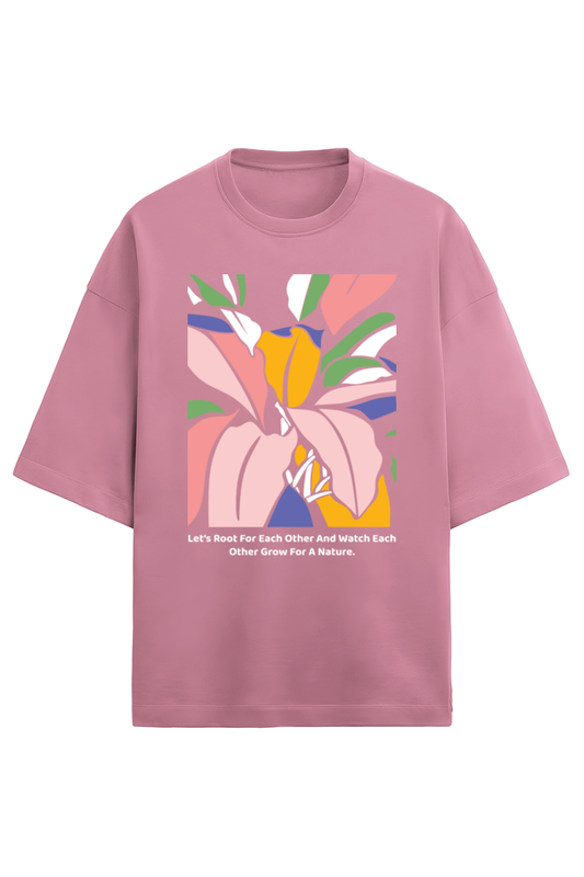 Floral Harmony Terry Oversize Fit